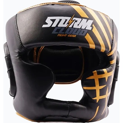 StormCloud Боксьорска каска StormCloud Lynx black/gold
