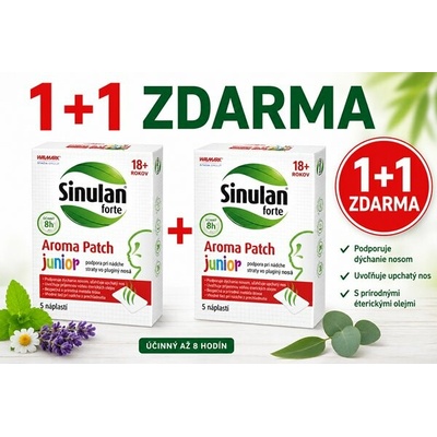 Sinulan forte Aroma Patch junior náplasť 5 ks
