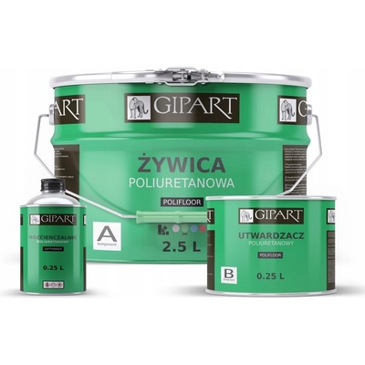 GIPART Bezbarvá polyuretanová pryskyřice 3,5 kg