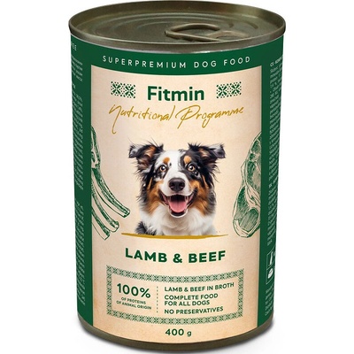 Fitmin dog NP lamb & beef 400 g
