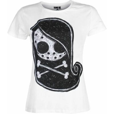 Akumu Ink дамска тениска AKUMU INK - Toкио кръстосани кости - Бяла - 20TW13