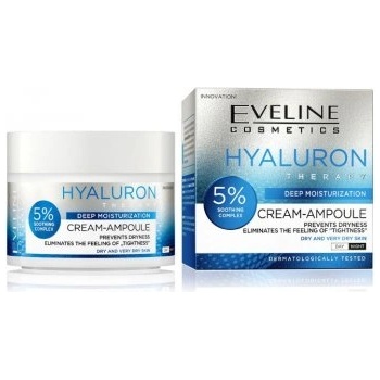 Eveline Cosmetics cream-ampoule hyaluron ДНЕВЕН/НОЩЕН КРЕМ ЗА ЛИЦЕ ЗА ДЪЛБОКА ХИДРАТАЦИЯ