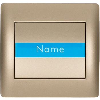 ELMARK Rhyme ЗВЪНЧЕВ С ТАБЕЛКА ШАМПАНСКО МЕТАЛИК (11182b)