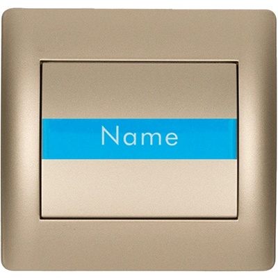 ELMARK Rhyme ЗВЪНЧЕВ С ТАБЕЛКА ШАМПАНСКО МЕТАЛИК (11182b)