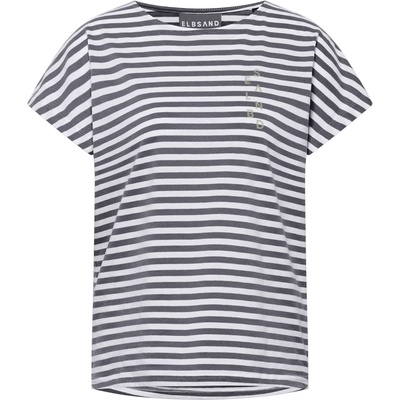 ELBSAND Дамска тениска ELBSAND Women's Selma T-shirt - Coldwater / Bright White - размер XS (916-4722-0811)