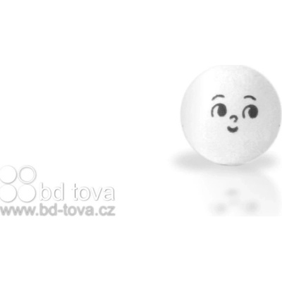 BD-Tova Kulička vatová ø 22 mm s tiskem bílá 10 ks 424A