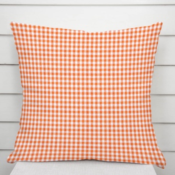 Biante Rebeka RE-006 oranžovo biela kocka malá 60 x 60 cm