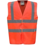 Yoko HI-VIS HVW100 / Предпазна жилетка - оранжева с висока видимост 6XL (79W100zv916)