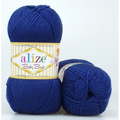 Alize příze Baby Best 58 tmavě modrá