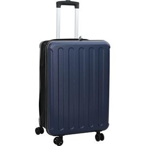 vidaXL Куфар с заключване Тъмносиньо 43 x 27 x 66 см ABS пластмаса (42006243)