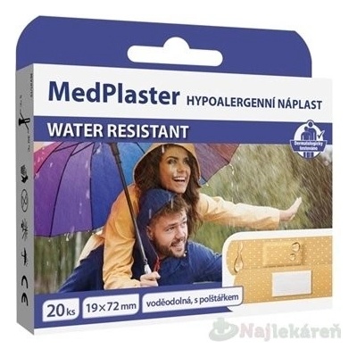 MedPlaster Náplast water resistant 19 x 72 mm 20 ks