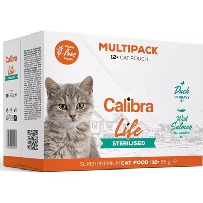 Calibra Life Cat Sterilised 12 x 85 g