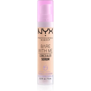 NYX Cosmetics Bare With Me Concealer Serum овлажняващ коректор 2 в 1 цвят 03 Vanilla 9, 6ml