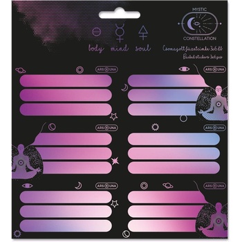 Ars Una Mystic Constellation 25 (5491) 3x6 етикети за книжки 53834911 (53834911)