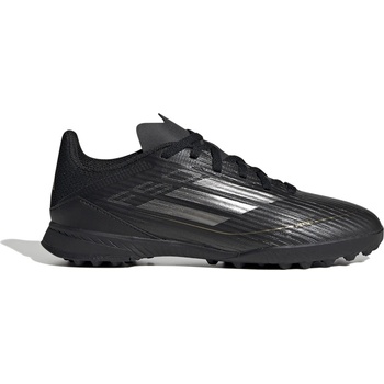 adidas Юношески футболни стоножки Adidas F50 Academy Juniors Astro Turf Football Boots - Black/Silver