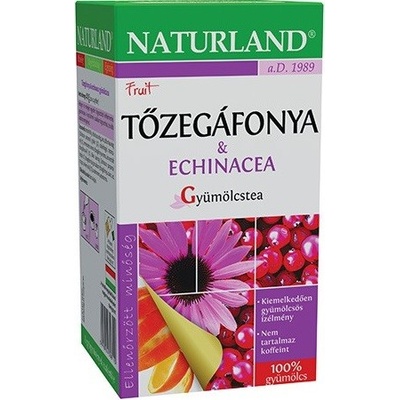 Naturland Porcovaný čaj brusinka a echinacea 20 ks