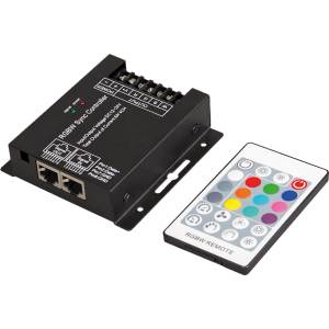 Ultralux Rf контролер за rgbw led осветление, 24А 12-24v dc 288w(12v) (rgbwrfc24)