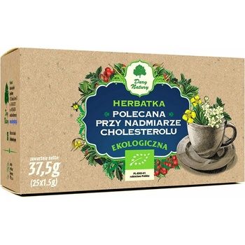 Dary Natury Чай за нормализиране на холестерола БИО, 25 филтърни пакетчета х 1.5 g | Dary Natury (005762 DN)