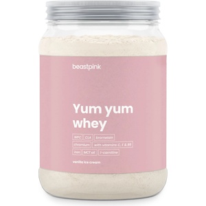 GymBeam BeastPink Yum Yum Whey 500 g ванилов сладолед