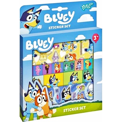 Bluey dárkový box se samolepkami