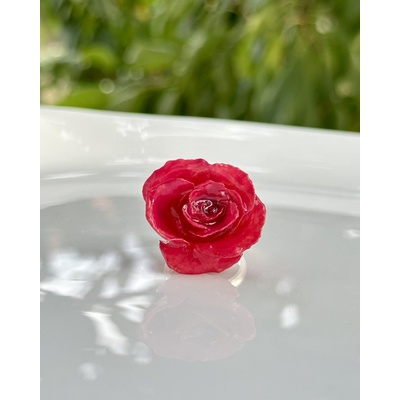 Meganflo Пръстен "Розова роза" СРЕБРО