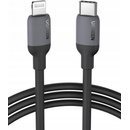 USB káble Ugreen US387 USB-C na Lightning, 1m, černý