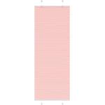 vidaXL Плисирана щора, розова, 75x200 см, ширина на плата 74, 4 см, полиестер (4015461)
