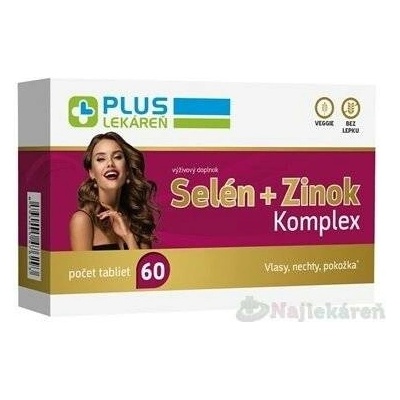 Plus Lékárna Selen + Zinek Komplex 60 ks