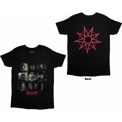 Slipknot tričko Blocks čierne