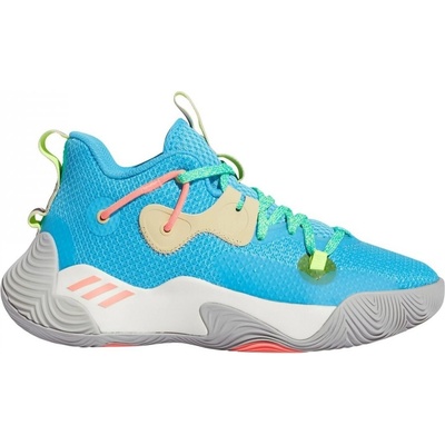 adidas Harden Stepback 3 Shoes Kids Basketball Trainers Sky/Red/White – Zboží Mobilmania