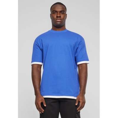 DEF Тениска DEF Visible Layer T-Shirt blue/white XXLUB-DFTS237-03326 - Тъмносив, размер L