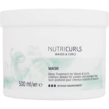 Wella NutriCurls Deep Treatment интензивно подхранваща маска за вълнообразна и къдрава коса 500 ml за жени