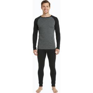 WOOLCANO Мъжки комплект термо бельо WOOLCANO Merino SET0978 grey