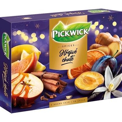 Pickwick Kolekce ovocných čajů Hřejivé chutě 30 ks