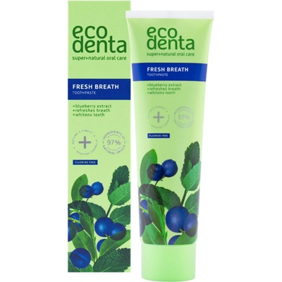 Ecodenta s extraktom z čučoriedok pre svieži dych 100 ml