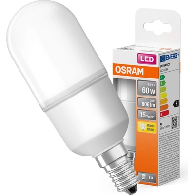 Osram 4058075428362 LED F A G E14 valcovitý tvar 8 W = 60 W teplá biela