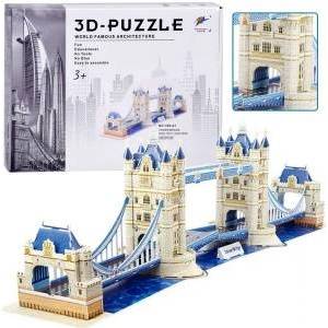 Jokomisiada Tower Bridge 3D Puzzle 120 Pieces Spatial Puzzle London ZA5399