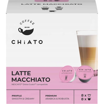 CHiATO Latte Macchiato Kapsuly do Dolce Gusto 16 ks