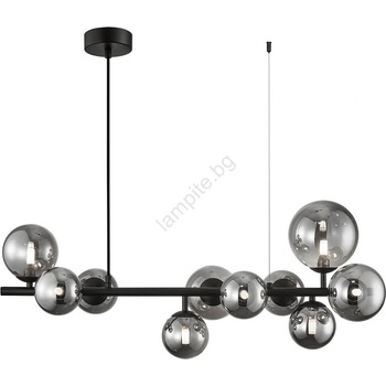 MILAGRO Пендел MILA 10xG9/9W/230V черен/сив (MI2290)