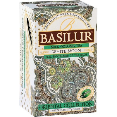 Basilur Aromatizovaný zelený čaj Orient White Moon porcovaný s přebalem 25 sáčků
