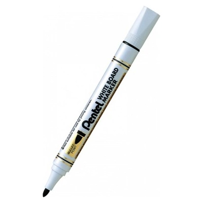 Pentel Маркер Pentel MW85, черен, от 1.0 до 1.9 mm, за бяла дъска (OK26842)