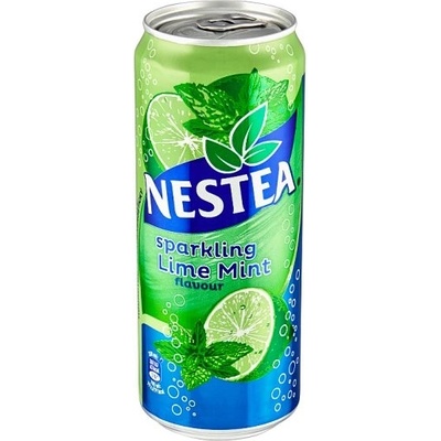 Nestea Sparkling Lime Mint ľadový čaj 330 ml