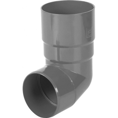 Bryza PVC výtokové koleno 63 mm 89° RAL 7021 grafit