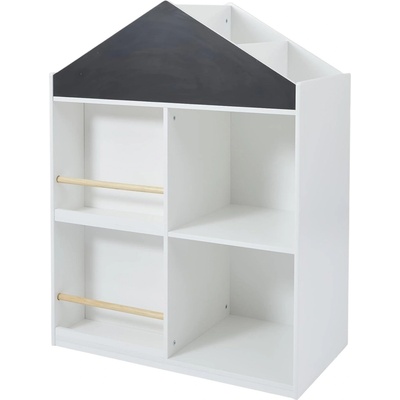 Детска етажерка за играчки и книги Ginger Home - С дъска за рисуване (TF6919-G)