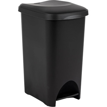 Image 1 of Addis Черен пластмасов кош с педали 40 л - Addis (518999)