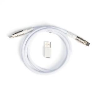 Keychron Double-Sleeved Geek White Кабел за клавиатура (Cab-20)