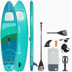 HAJDU Комплект надуваема дъска SUP Vista 11'2" зелен