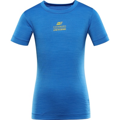 Alpine Pro Детска бързосъхнеща тениска ALPINE PRO BASIKO electric blue lemonade ALPINE PRO | Sin | Момчешки | 92-98
