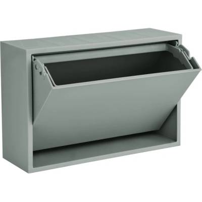 ReCollector Сиво-синьо стенно кошче за боклук от рециклирана пластмаса Mini Box - ReCollector (100106-LightBlueS)