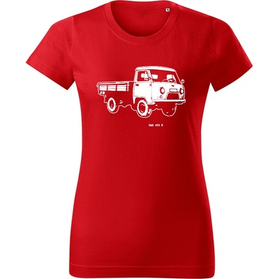 Tričko UAZ 452D dámske tričko Tmavosivá Čierna